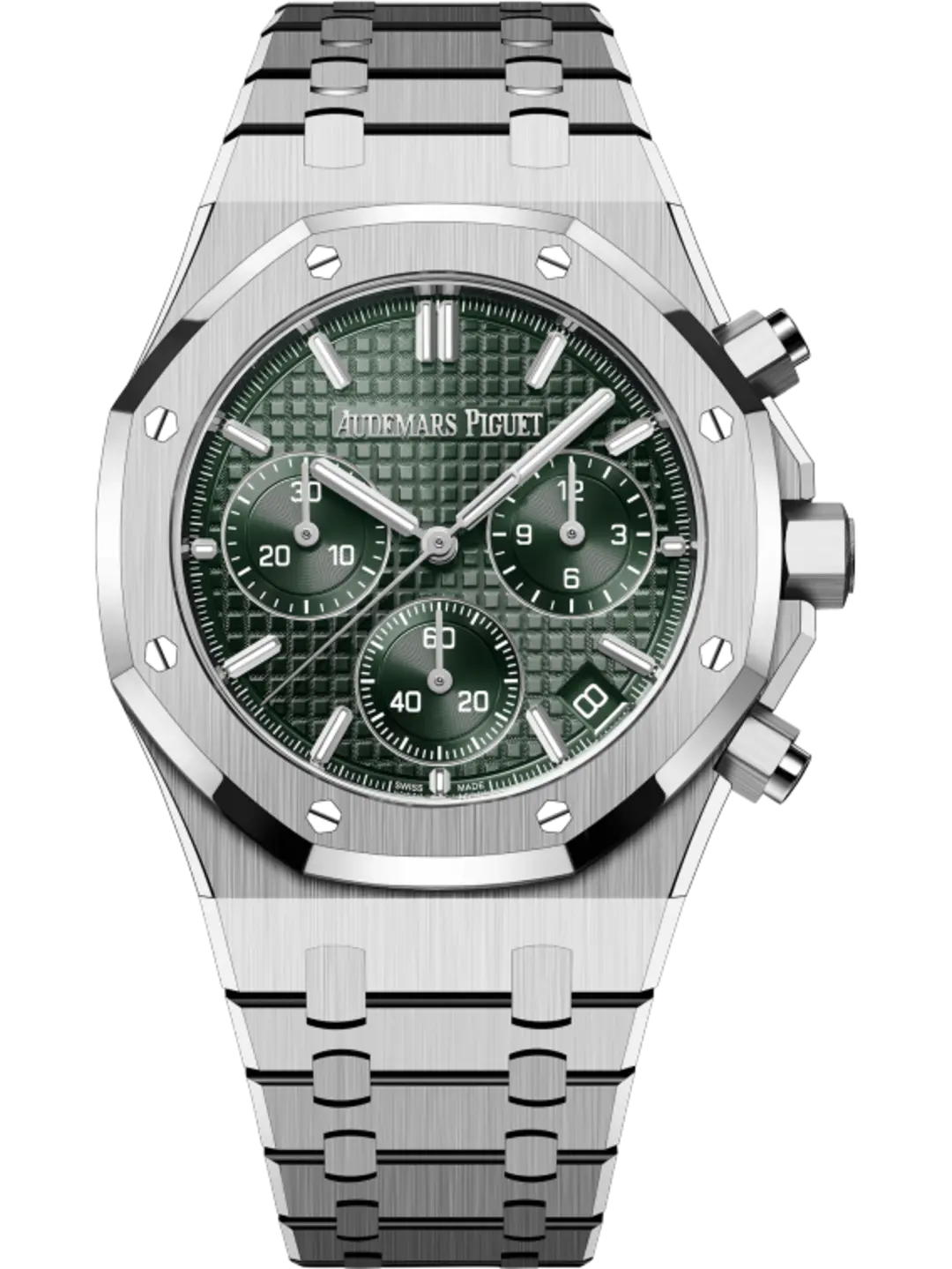 A.P ROYAL OAK Khaki Green Dial CHRONOGRAPH 41mm