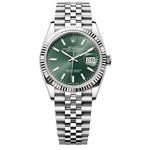 DATEJUST Oyster, 36 mm, Oystersteel and white gold