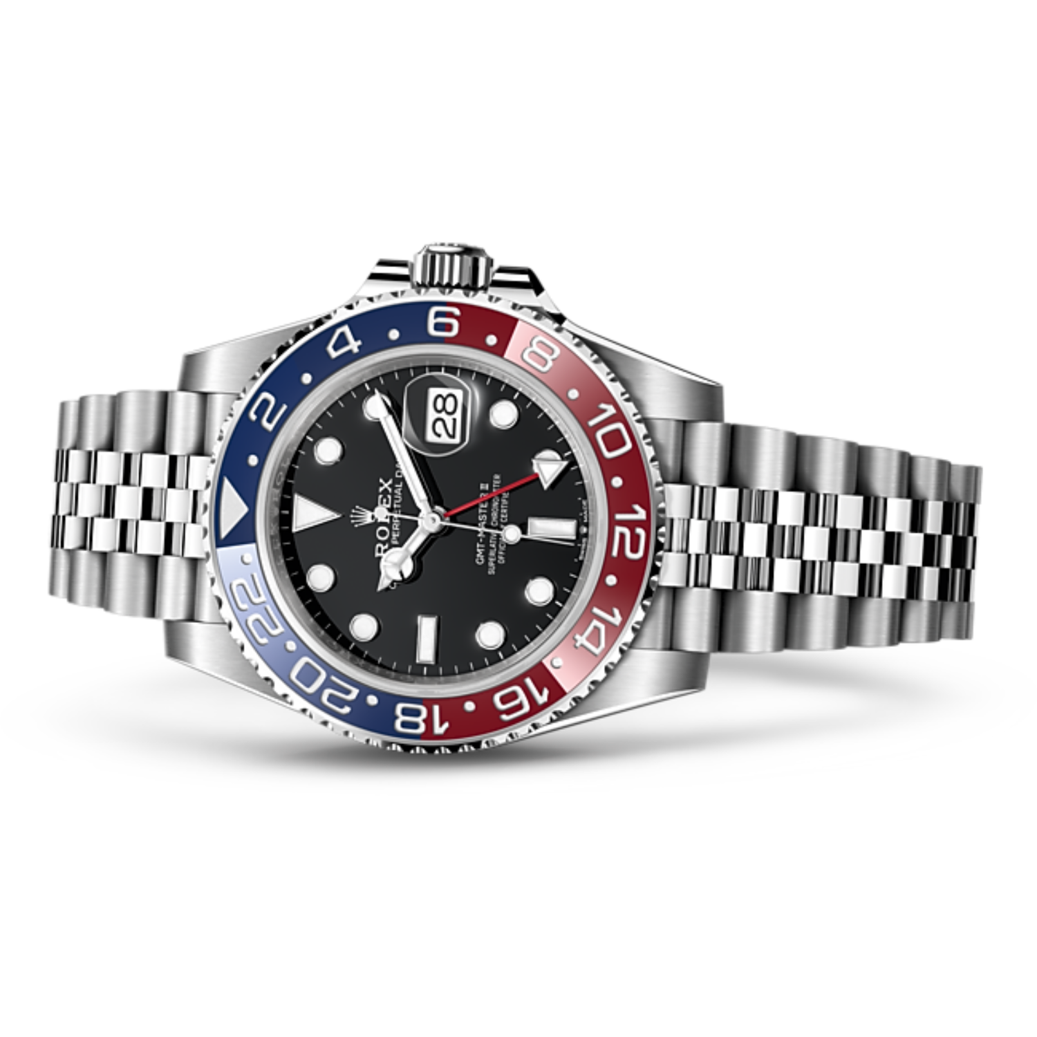 GMT-MASTER II "Pepsi", 40 mm,  M126710BLRO